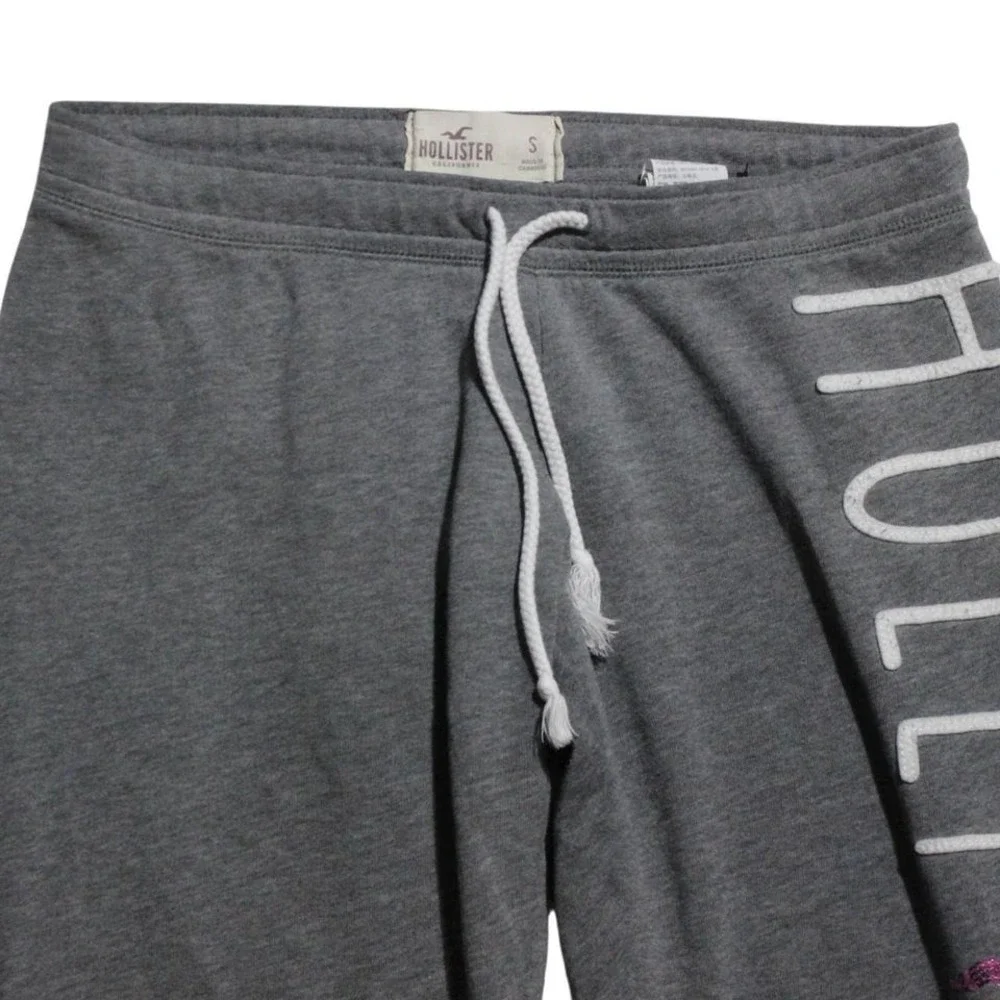 Womens Y2K Grey Hollister Preppy Surf Sweatpants - Picture 2 of 8